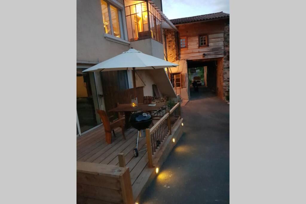 L'Idyllique - Studio Prive Sous Maison Saint-Didier-sur-Beaujeu Εξωτερικό φωτογραφία