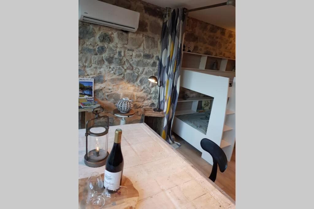 L'Idyllique - Studio Prive Sous Maison Saint-Didier-sur-Beaujeu Εξωτερικό φωτογραφία