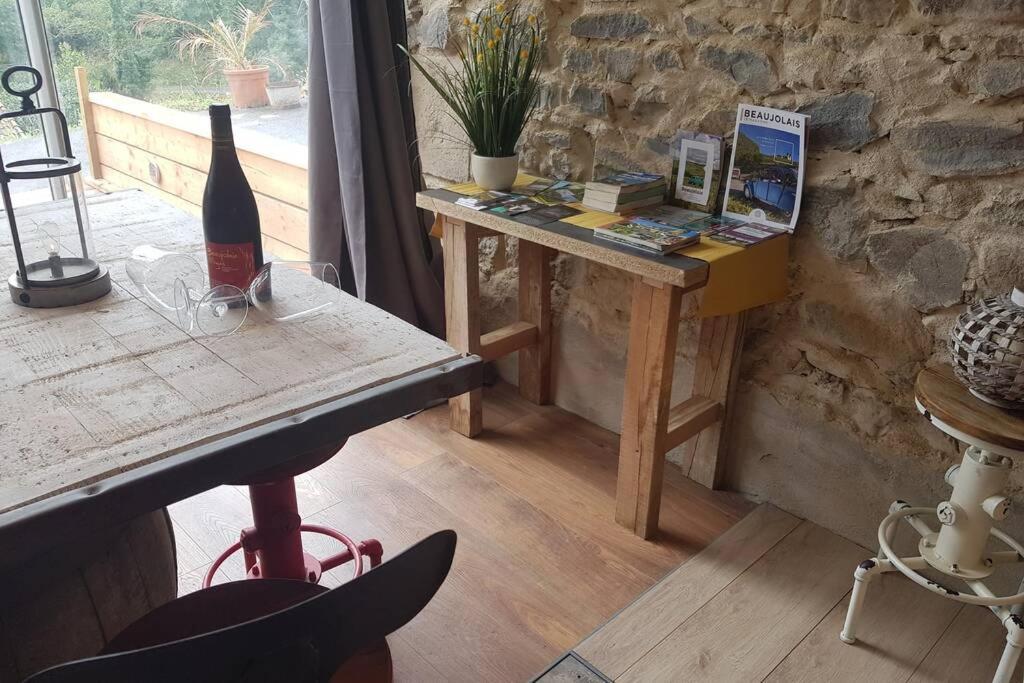 L'Idyllique - Studio Prive Sous Maison Saint-Didier-sur-Beaujeu Εξωτερικό φωτογραφία
