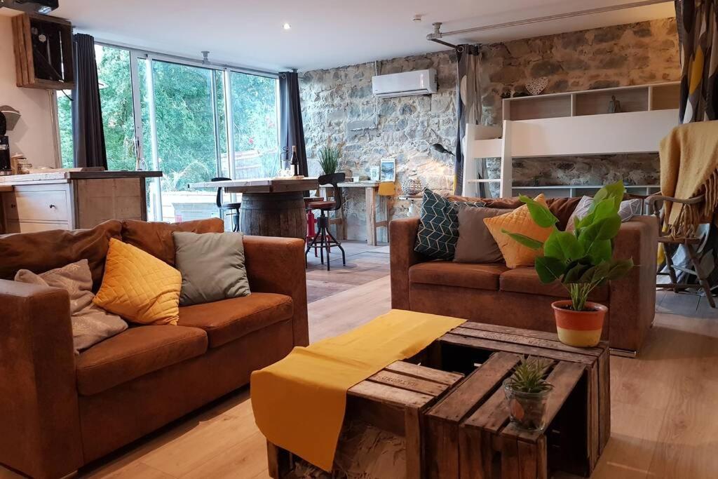 L'Idyllique - Studio Prive Sous Maison Saint-Didier-sur-Beaujeu Εξωτερικό φωτογραφία