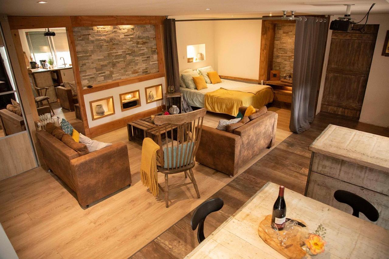 L'Idyllique - Studio Prive Sous Maison Saint-Didier-sur-Beaujeu Εξωτερικό φωτογραφία